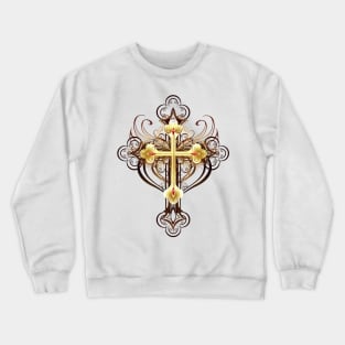 Golden Cross ( Gold Cross ) Crewneck Sweatshirt